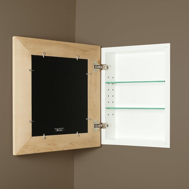 Tilacompany 14" × 11" Landscape Mirrored Medicine Cabinet