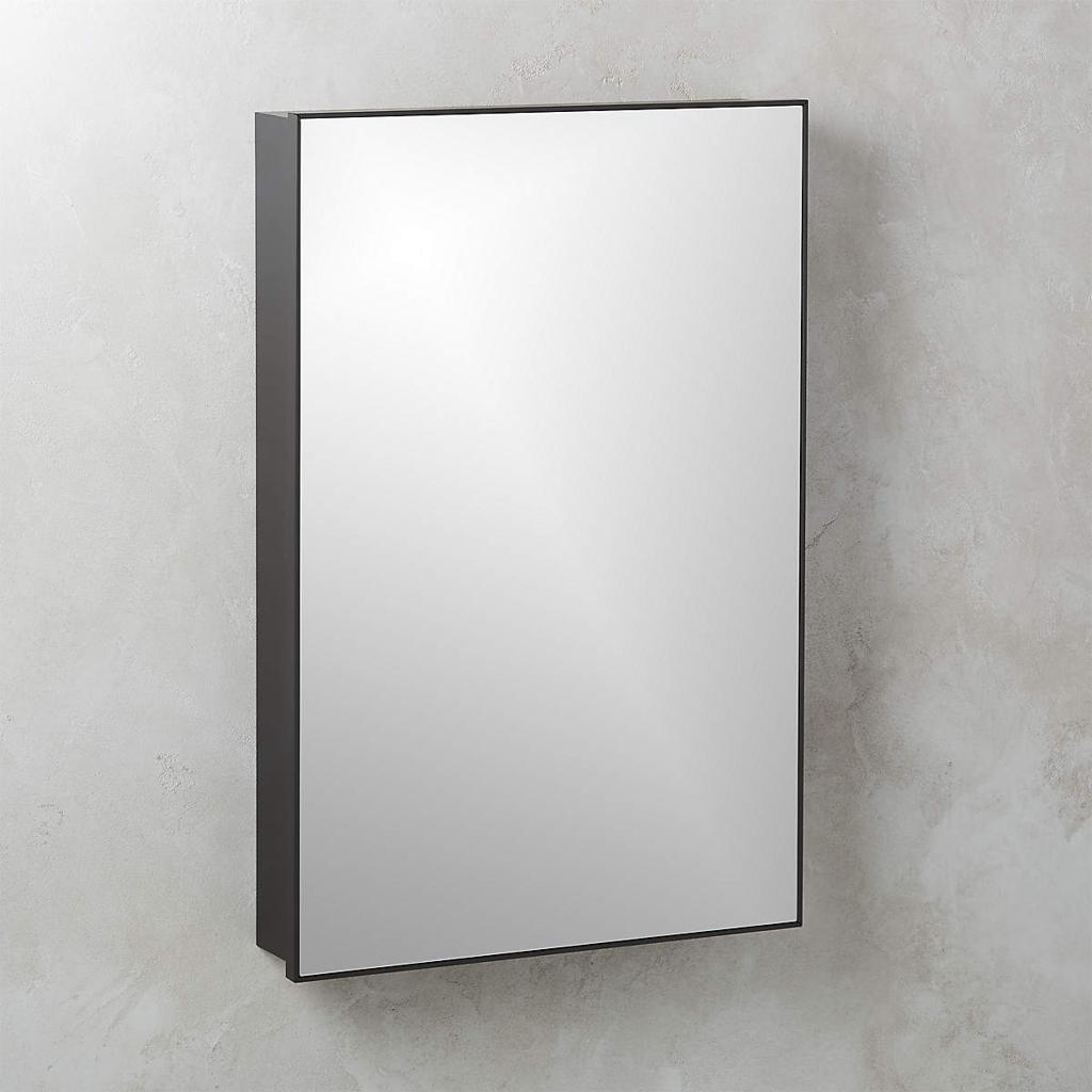 Tilacompany Infinity Black Medicine Cabinet 24" × 36"