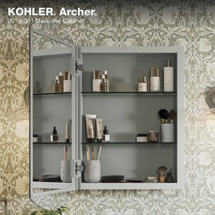 Kohler Archer Single Door Mirrored Medicine Cabinet